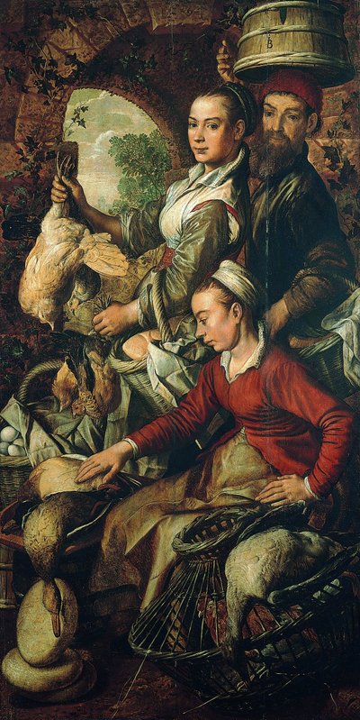 Market Scene by Joachim Beuckelaer